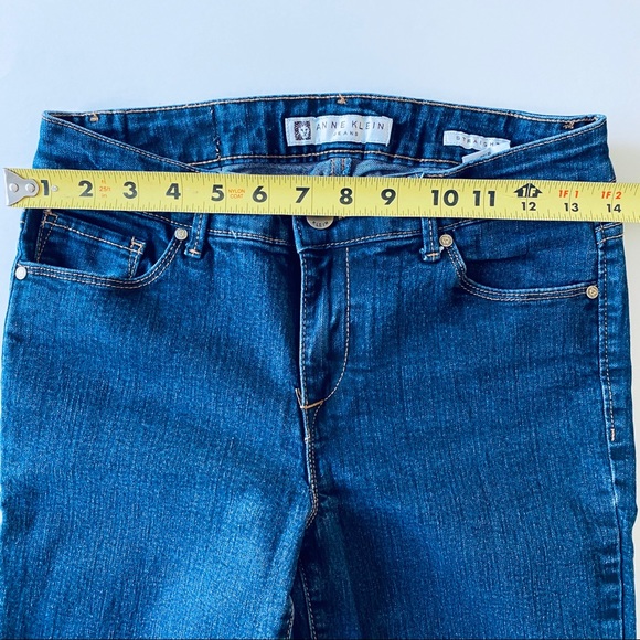 Anne Klein Straight Blue Jeans - Picture 6 of 8